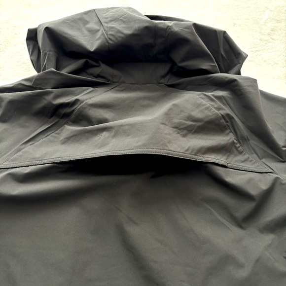 POLO GOLF RALPH LAUREN Packable Anorak Black Hooded Unlined Golf Windbreaker--L - Picture 12 of 15